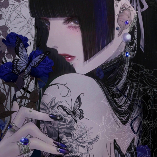 皐月恵の絵画作品　タイトルは、毒の花